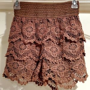 Flowy Brown Shorts